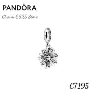 CHARM PAN ALE TREO HOA CÚC BẠC S925 THUẦN KHIẾT HÀNG CAO CẤP