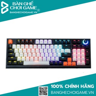 Bàn phím cơ e-dra ek398 alpha led rainbow yh switch - hàng chính hãng