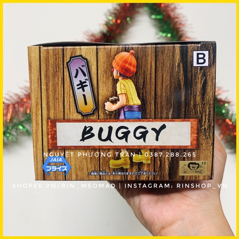 Mô Hình Chính Hãng One piece Chú Hề Buggy - DXF The Grandline Children Wano Country