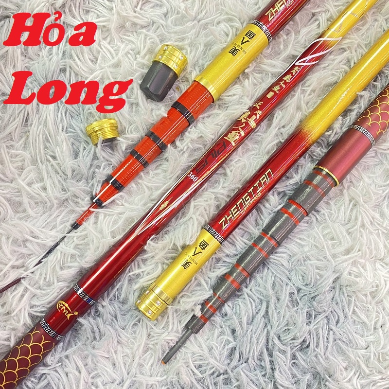 Cần Câu Tay Hoàng Long Độ Cứng 6H Tặng Kèm Ngọn Phụ CT27 - Sanami Fishing