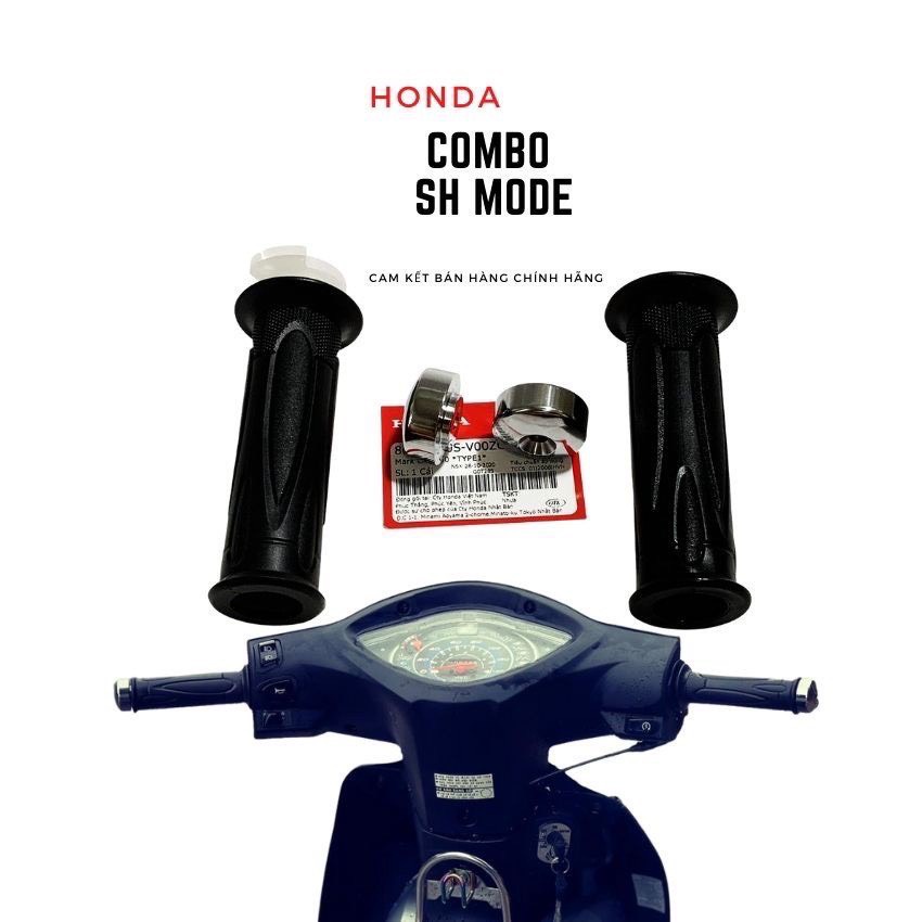 Tay nắm sh mode kèm gù inox đặc hàng loại 1 lắp cho các dòng xe wave, dream...