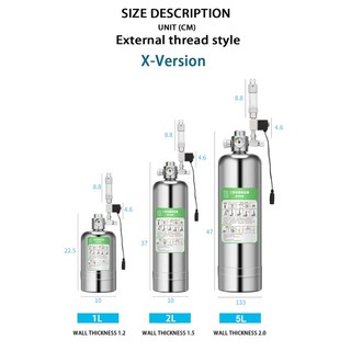 Bình tạo co2 - tự làm co2 1l - mẫu mới - chính hãng wyin - zrdr