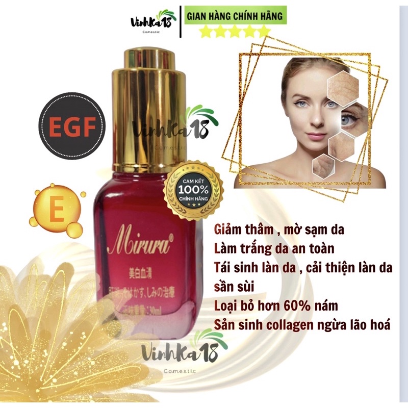 Serum MIRURA Trắng Da Nhật Bản Chính Hãng 30ml - Vinhka18