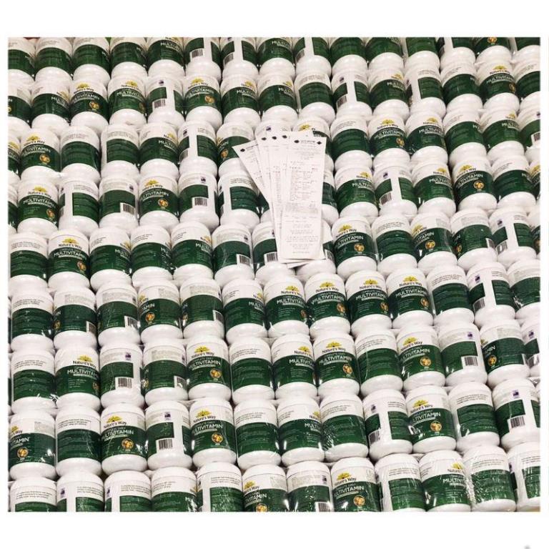 Vitamin tảo xoắn và tảo biển Multivitamin Nature's Way 200 viên Úc  .