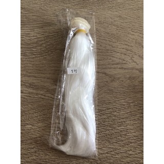 TSD- Tép tóc giả 20cm chất tơ silk may tóc búp bê