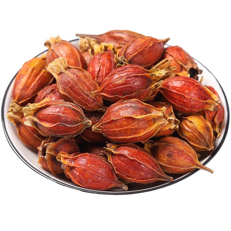 Quả dành dành sấy khô, quả to đậm màu