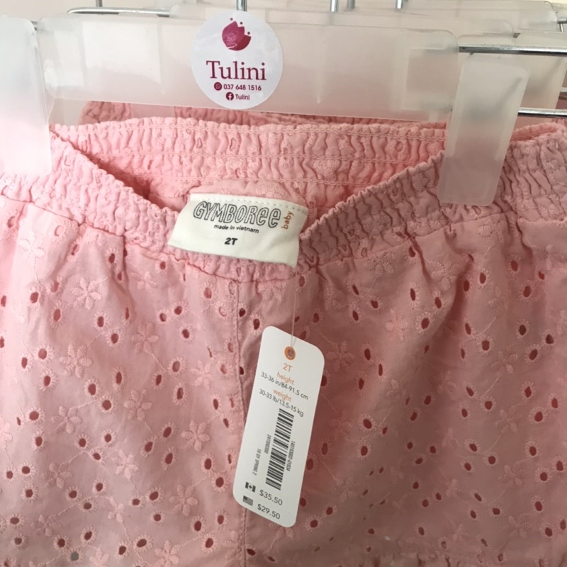 Quần bé gái xuất dư chuẩn vải thô thêu 2 lớp rất mềm và mát cho bé