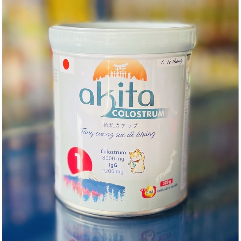 Sữa Bột Akita Colostrum số 1 -Tăng cường đề kháng (320g)