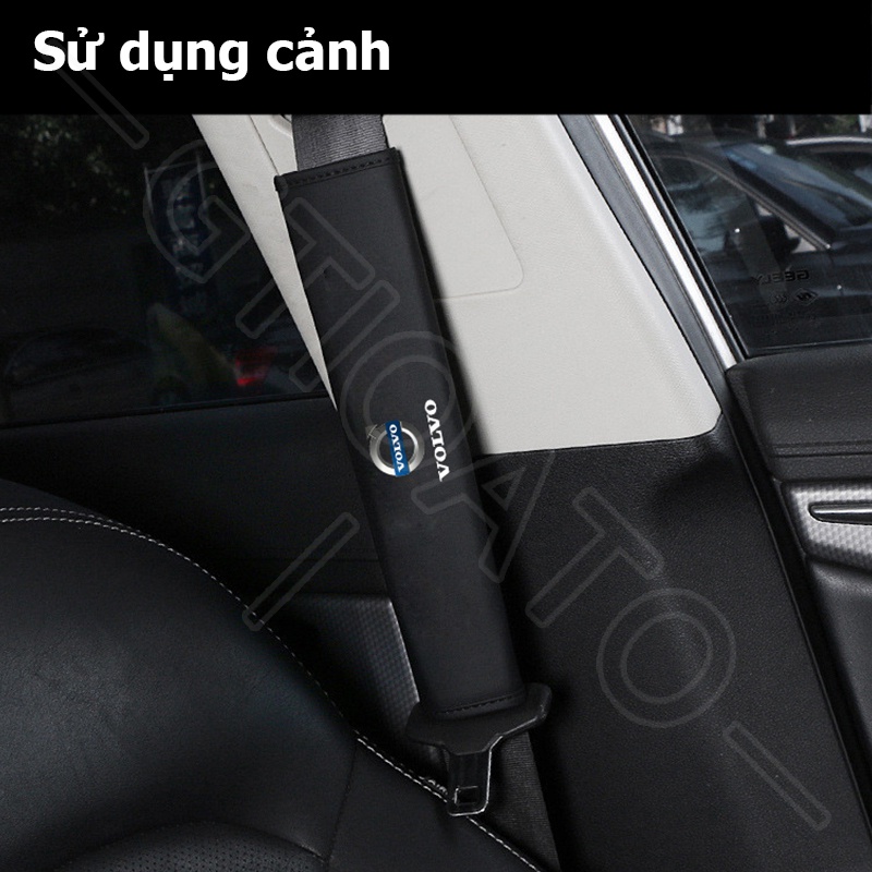 GTIOATO Da DâY Đai An ToàN Ô Tô CàI DâY An ToàN Ô Tô BọC DâY An ToàN Xe HơI Phụ KiệN Ô Tô Trang Trí Oto Phụ KiệN BêN Trong Ô Tô Cho Volvo XC60 S90 XC90 S60 XC40 V60 V90