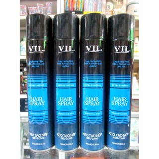 Gôm xịt tóc vil siêu cứng 400ml