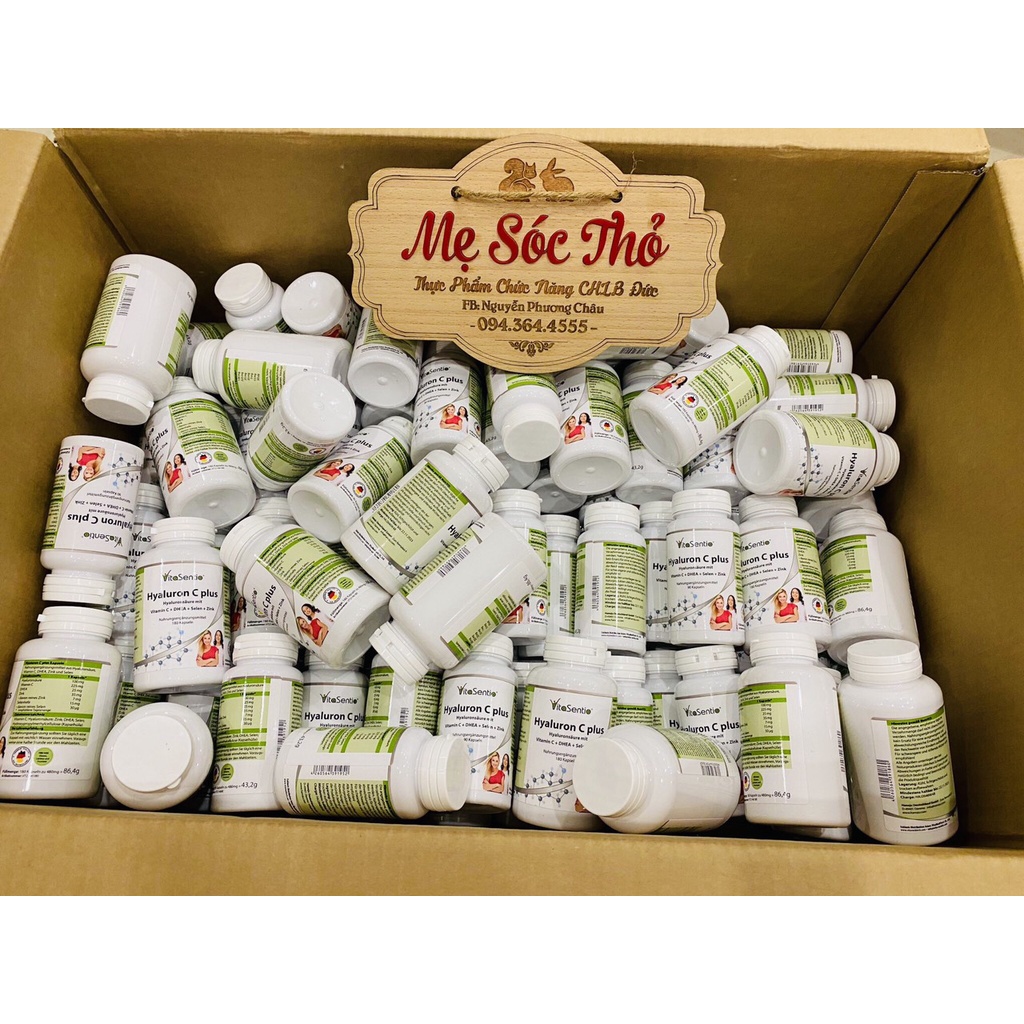 Viên uống tăng nang trứng DHEA + Hyaluron C plus - nguyenphuongchau