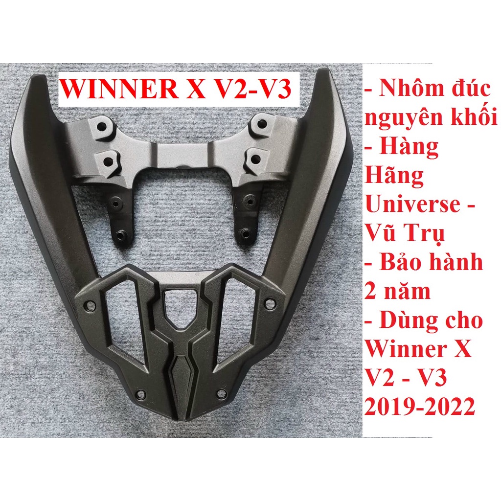 Cảng sau Winner X, Winner V2, Winner 2021 mẫu Rocket thay thế tay dắt zin nhôm đúc cao cấp