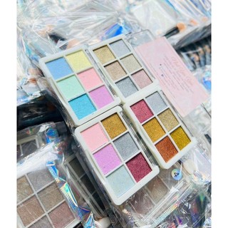 Set tráng gương nén 6 màu
