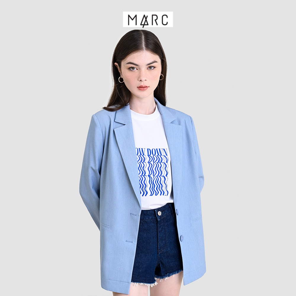 Áo blazer nữ MARC FASHION cơ bản form relaxed CBVH082521