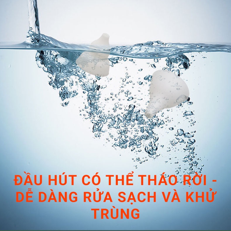 Máy hút mũi cho bé sơ sinh Mom Mama - Sản phẩm được Bác Sỹ Nhi khuyên dùng - An toàn tuyệt đối cho bé - 6 chế độ hút