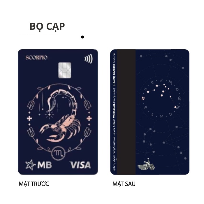 Thẻ rút tiền đa năng MB Bank Hi Collection - Thẻ 12 Cung Hoàng Đạo