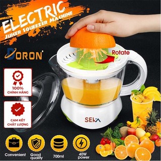 Máy vắt cam điện seka, xoay vắt 2 chiều kiệt nước dùng tích 700ml
