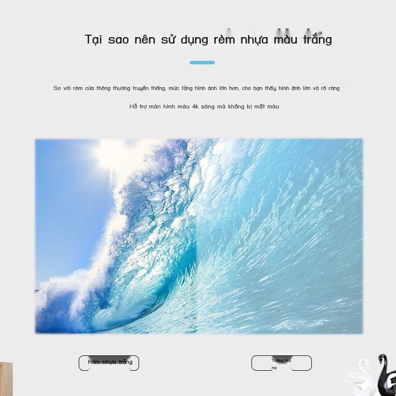 Lejiada Máy Chiếu Home HD Đơn Giản Màn 16:9 4:3 Nhựa Trắng Sợi Thủy Tinh Di Động máy chiếu tại nhà