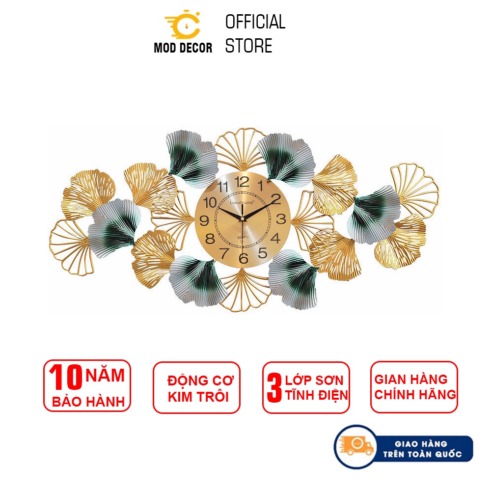 Đồng hồ treo tường trang trí công phượng, tráng gương MOD Decor, Lianzhang JJT mã 2806