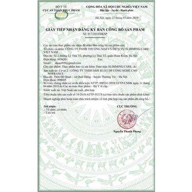 Viên Uống Thảo Mộc Giảm Cân Slimming Care X3 Chính Hãng Tặng Detox