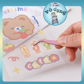 Nhíp gắp sticker màu macaron dễ thương