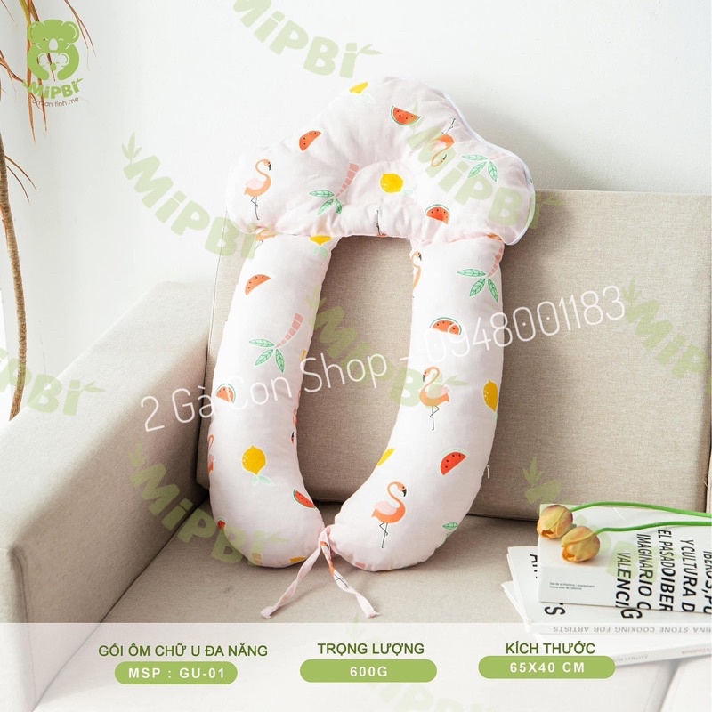 Gối chữ U hãng Mipbi cho bé