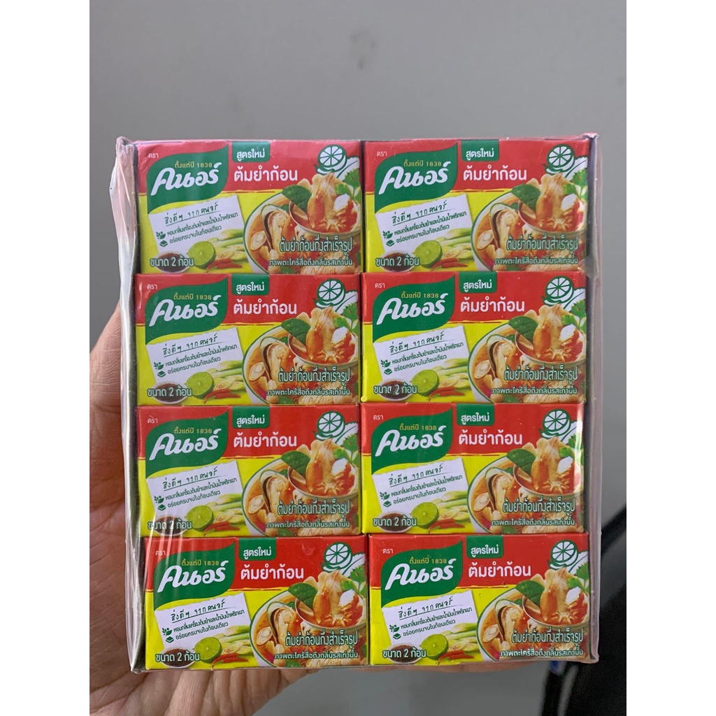 Viên cốt lẩu Tomyum Knorr chua cay Thái Lan