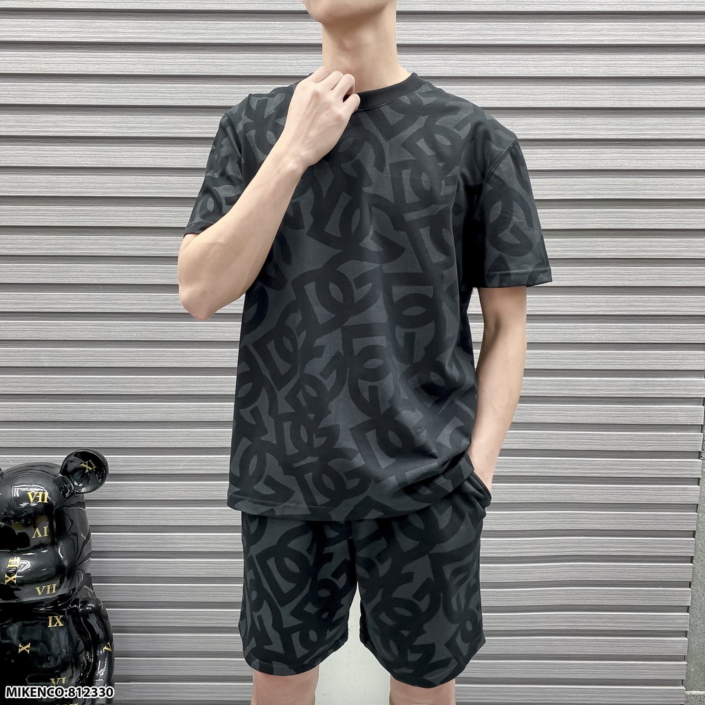 Bộ thể nam thun hè BH55 chất liệu cotton cao cấp co giãn 4 chiều phong cách nam tính