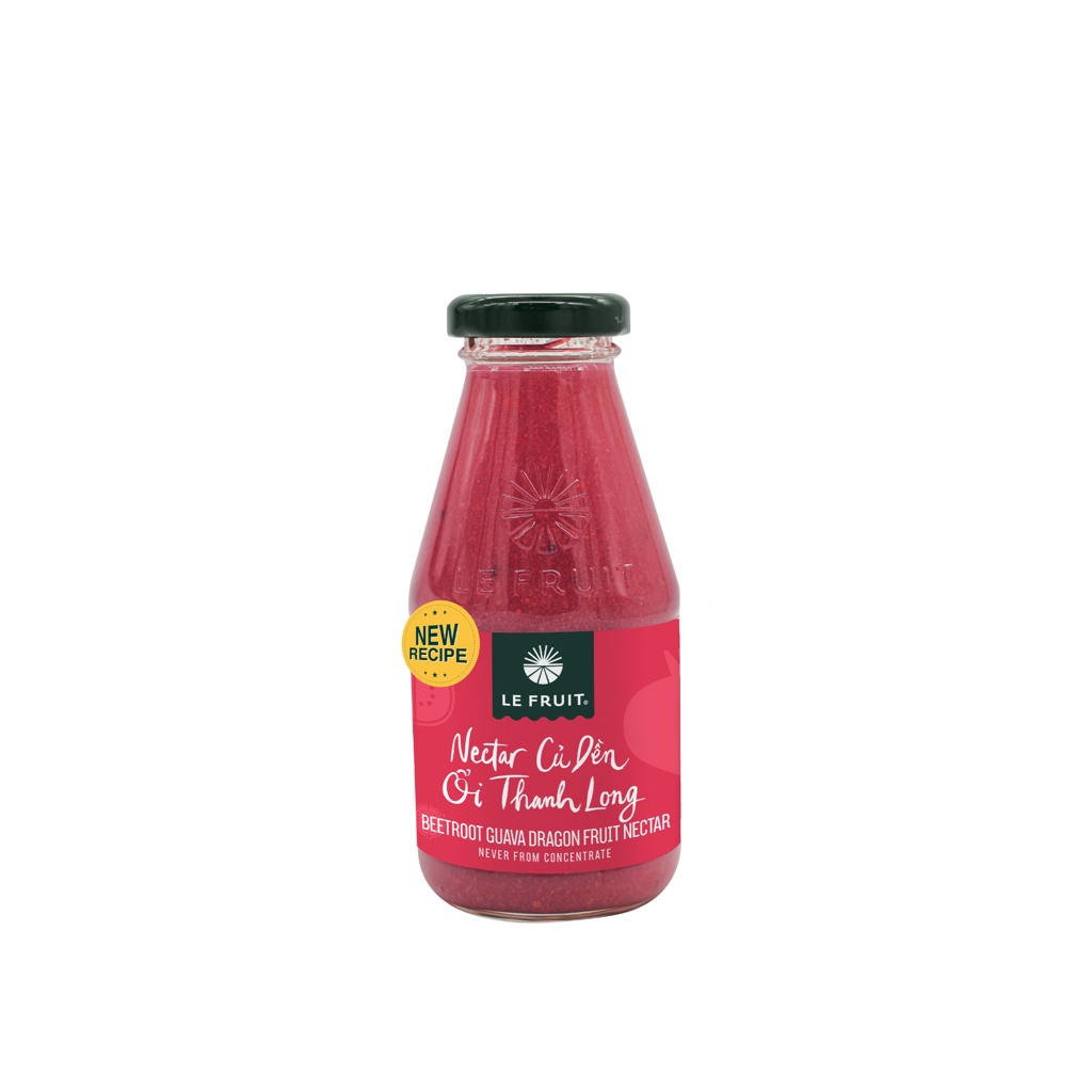 NECTAR CỦ DỀN, ỔI, THANH LONG #LEFRUIT - Chai 250ml