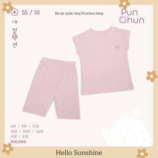 [Punchun] Bộ cộc quần lửng Punchun