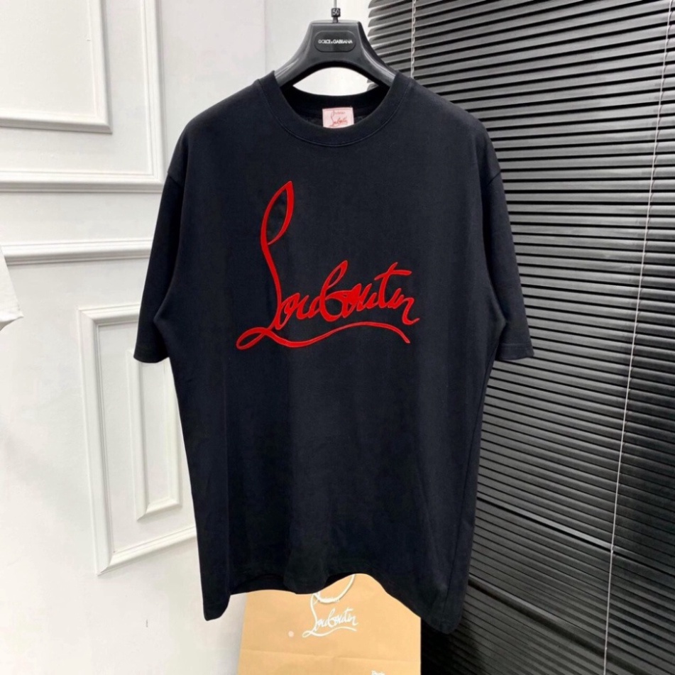 Áo Thun Louboutin Cao Cấp. Áo Phông Nam Nữ Loubotin In 2 Mặt Hàng Siêu Cấp Hotrend 2023