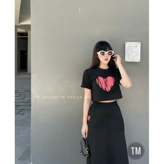 ÁO CROPTOP TRÁI TIM EM CŨNG BIẾT ĐAU TIM3