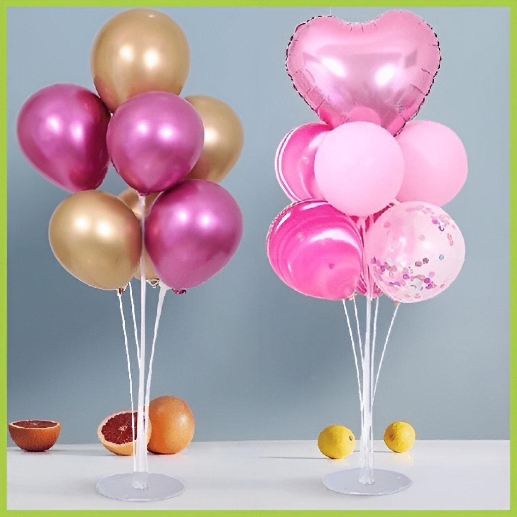 Trụ Mika Bóng Bay Cao 7 nhánh cao 70cm.tiệc cưới.sự kiên.sinh nhật