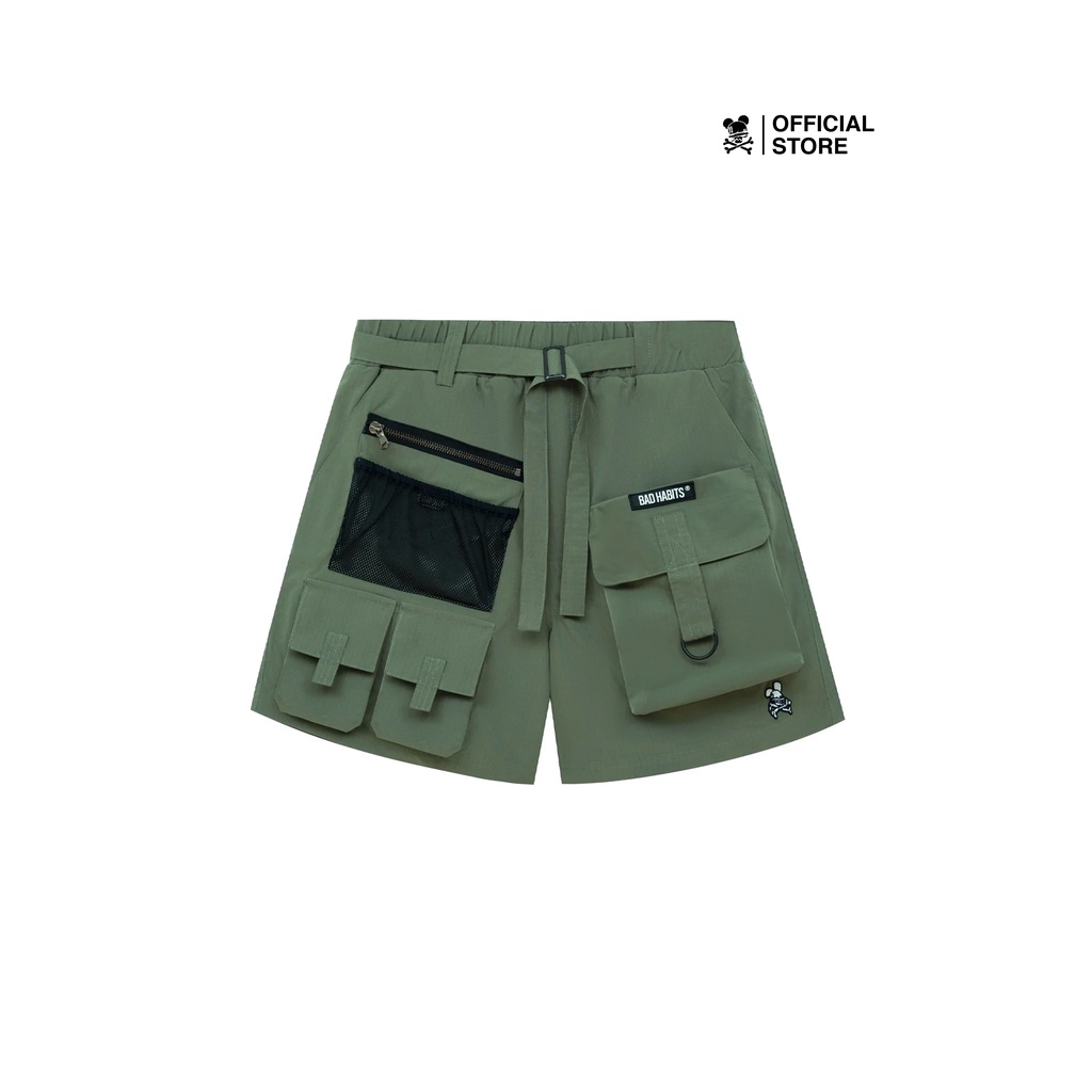 Quần Short Nam Bad Habits MOUNTAIN SHORT OLIVE - Local Brand Chính Hãng