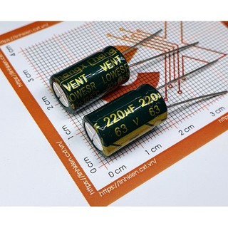 Tụ hóa 220uf 63v 10x17mm