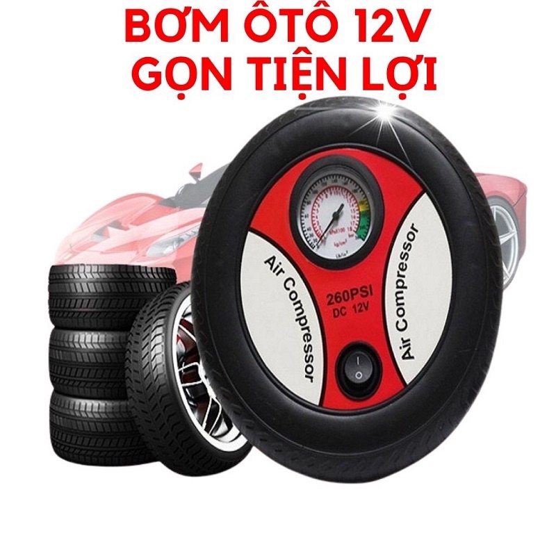 Máy bơm lốp xe hơi chất lượng cao đảm bảo độ bền và ổn định, Máy bơm lốp xe tiện lợi khi đi du lịch hoạt động ngoài trời