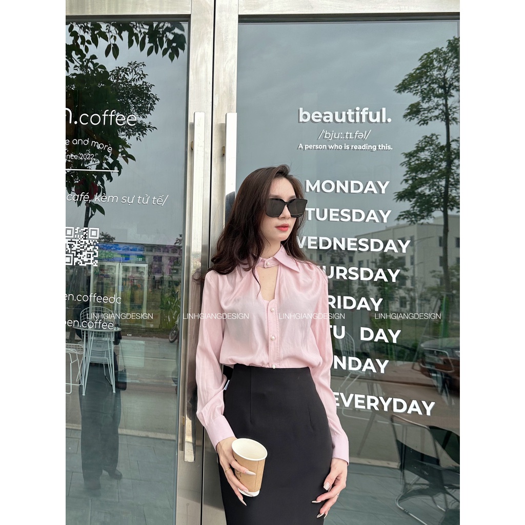 Chân váy bút chì công sở dáng basic nữ thiết kế cao cấp