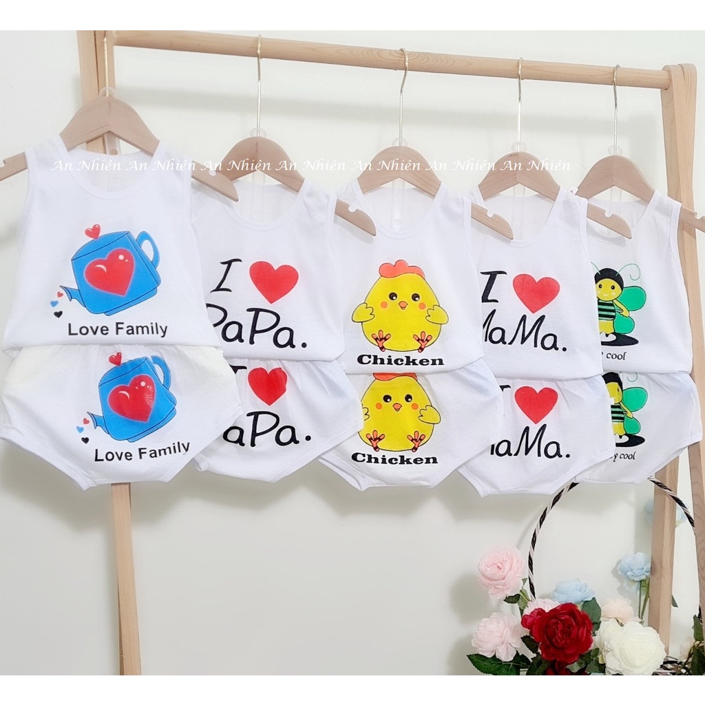 HÀNG LOẠI 1: Set 5 bộ Ấm chip cotton 2 chiều