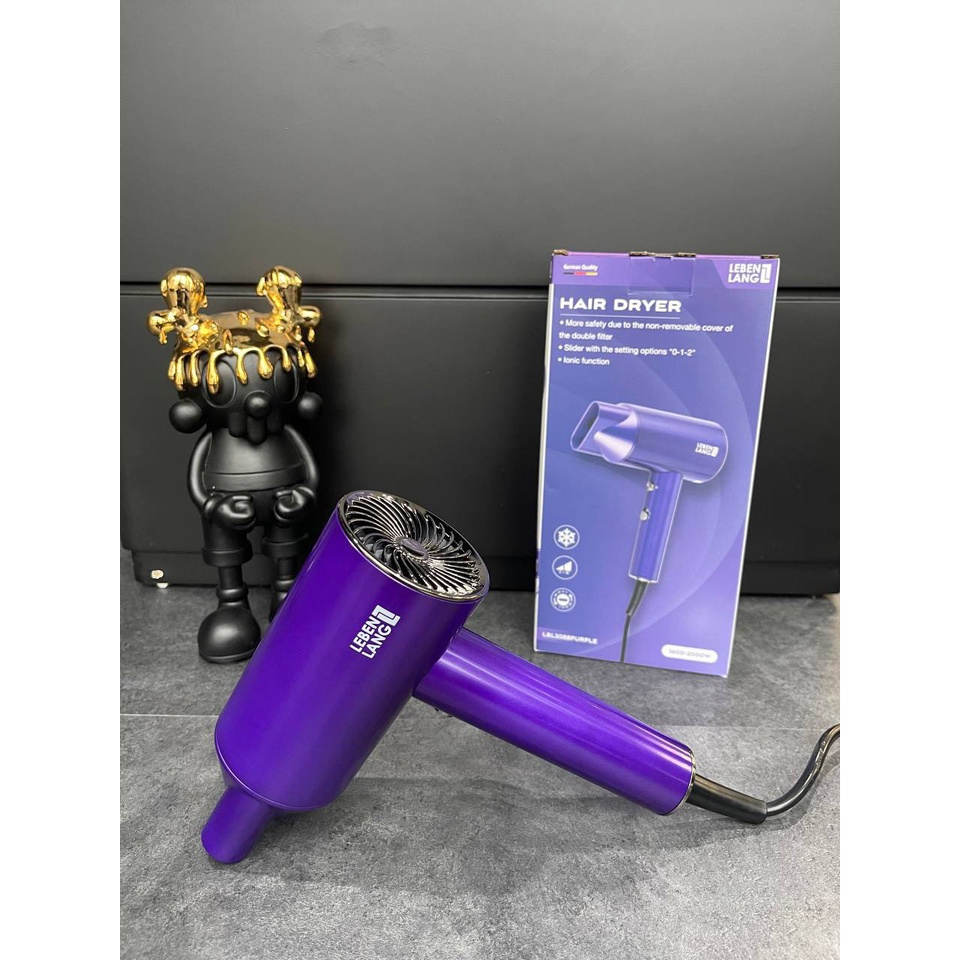 Máy sấy tóc ion Lebenlang LBL3088, bảo hành 24 tháng - hàng chính hãng