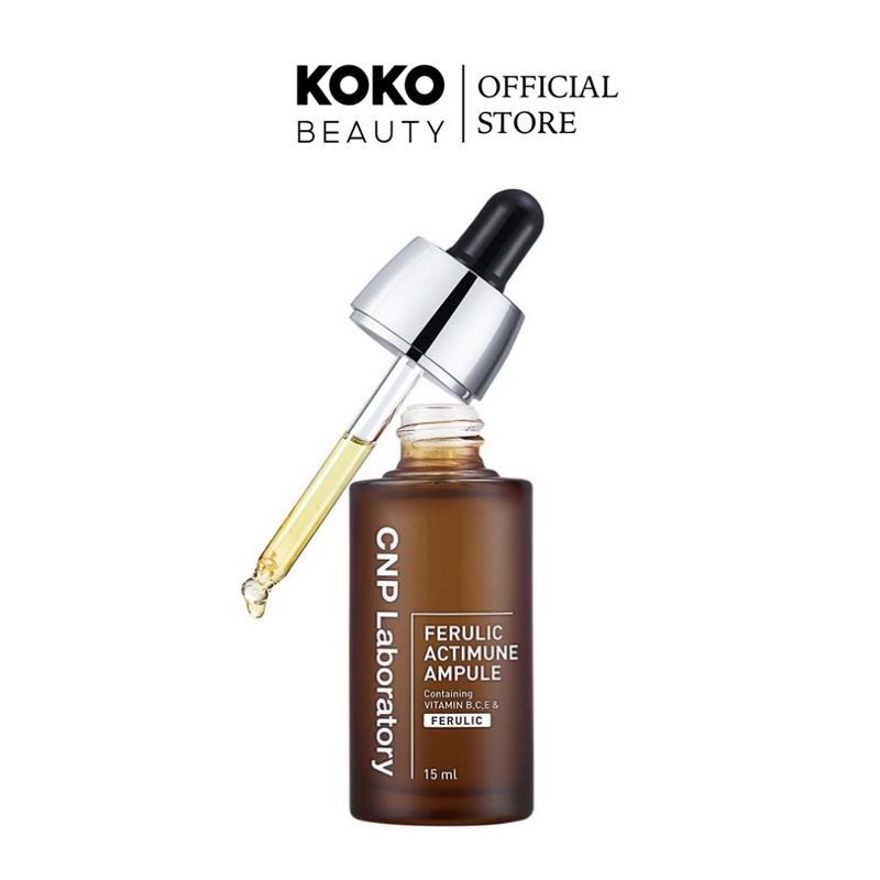 Tinh chất Ferulic Vitamin C chống oxy hóa & trẻ hóa làn da CNP FERULIC ACTIMUNE AMPULE 15ml
