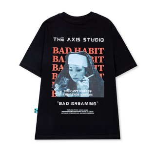 Áo thun unisex local brand the axis bad dreaming/ black