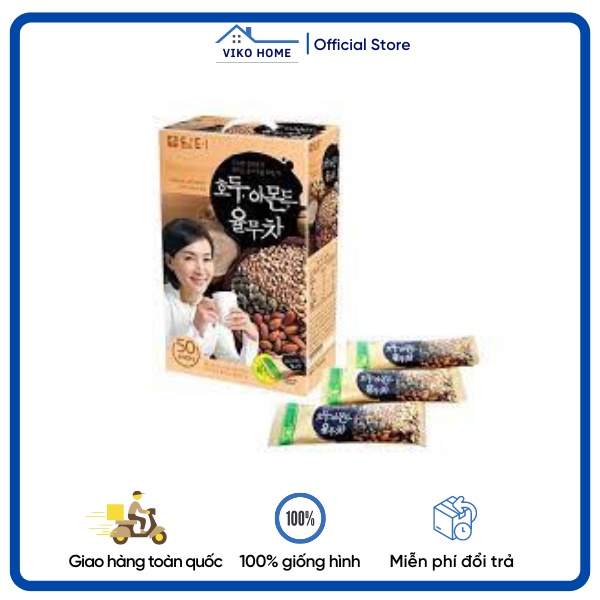 Bột Ngũ Cốc 5 Loại Hạt Damtuh Hàn Quốc Hộp 50 Gói Giúp Bổ Sung Dinh Dưỡng Cho Mẹ Bầu Tốt Cho Người Ăn Kiêng - Viko Home