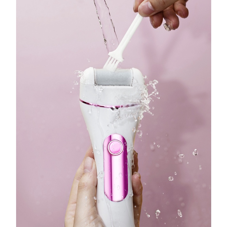 Máy mài gót pin sạc cao cấp 3 đầu mài, hỗ trợ làm nail tẩy da chết