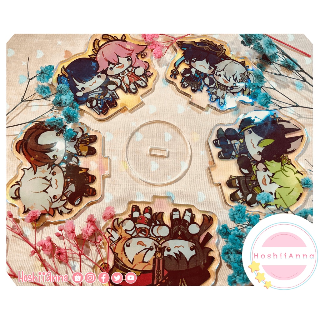 Standee cặp đôi Genshin Impact