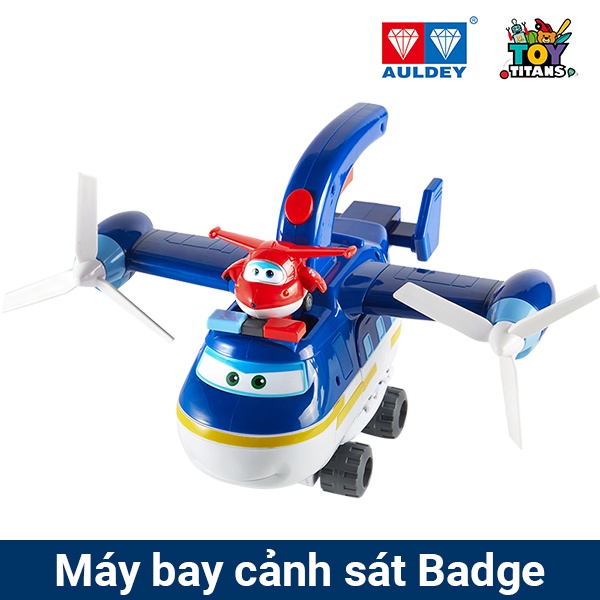 Đội bay siêu đẳng SUPERWINGS - Máy bay tuần tra BADGE - Có thể tách rời và bắn đạn