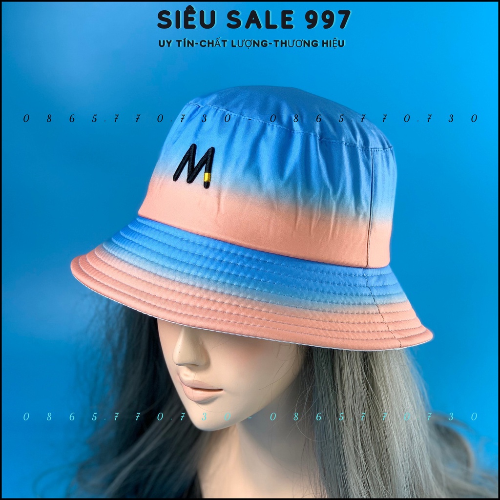 MŨ BUCKET M LOANG MÀU CÁ TÍNH THỜI TRANG NAM NỮ HOT TREND HÀN QUỐC