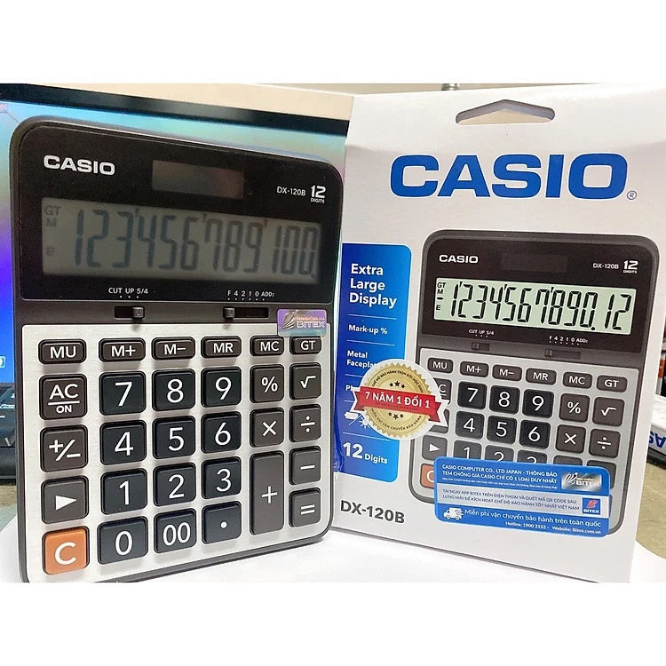 Máy Tính Để Bàn CASIO DX-120B