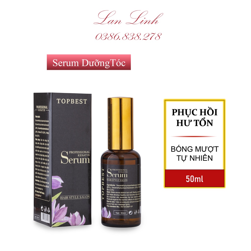 Serum Dưỡng Tóc TopBest Keratin 50ml