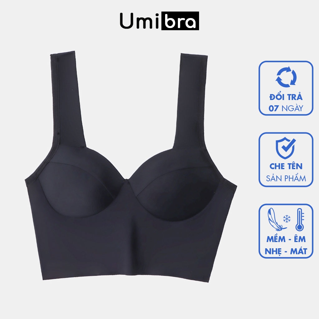Áo Lót Nữ Su Trơn Umibra Cao Cấp Không Viên Không Đường May Đệm Vừa Ôm Body Tôn Dáng Săn Chắc - An27