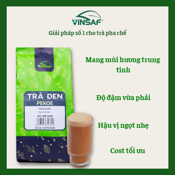 TRÀ ĐEN PEKOE VINSAF 500gr